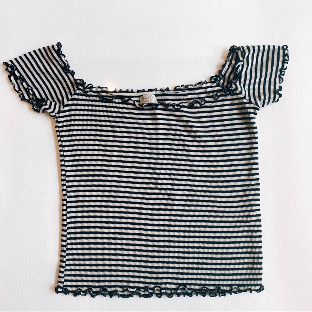 brandy melville off the shoulder top